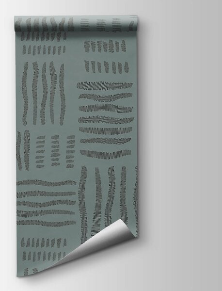 Fototapeta Wzór czarnych i białych linii, Fototapety Abstrakcja, Popularne Fototapety, t00481 - Tapeko.pl