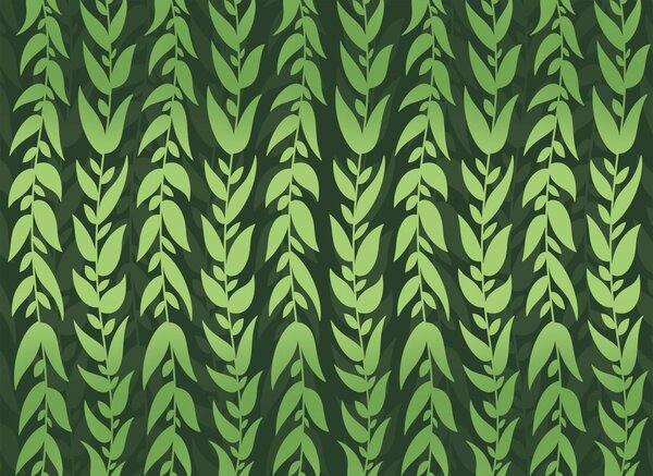 Fototapeta Wzór zielonych liści, Fototapety Liście, Popularne Fototapety, t00596 - Tapeko.pl