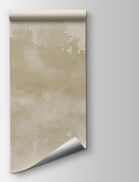 Fototapeta Chmura dymu i drzewa, Fototapety Las, Popularne Fototapety, t00572 - Tapeko.pl