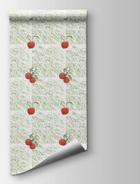 Fototapeta Wzór czerwonych jabłek, Fototapety Potrawy i Napoje, Popularne Fototapety, t00568 - Tapeko.pl
