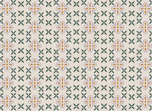 Fototapeta Wzór kwiatów na białym tle, Fototapety design, Popularne Fototapety, t00586 - Tapeko.pl