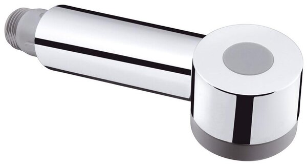 Hansgrohe wysuwany prysznic Talis S o wyglądzie stali nierdzewnej