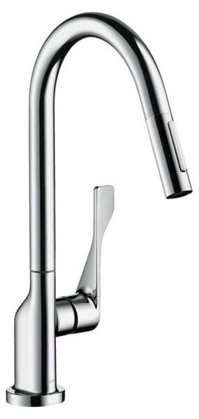 Hansgrohe Axor Citterio chrom Eco bateria zlewozmywakowa z wyciąganą wylewką, 39832000