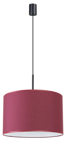 Elegancka burgundowa lampa wisząca z abażurem L4-D79