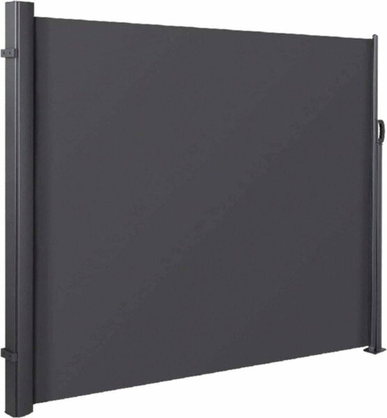 Siatka chroniąca prywatność - Szara - Parawan - Tkanina chroniąca prywatność - Parawan - PVC - 350×180 cm - Wysokiej jakości system przeciwwiatrowy
