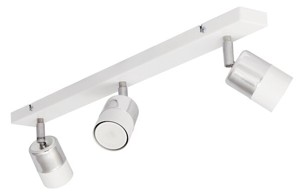 Lampa metalowa na listwie TUBSSON R-L 1166/3 WT+CH