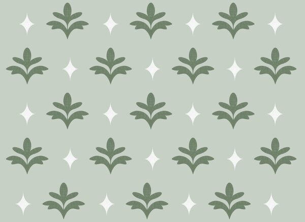 Fototapeta Elegancki wzór roślinny w delikatnych odcieniach, Fototapety Liście, Popularne Fototapety, t00656 - Tapeko.pl