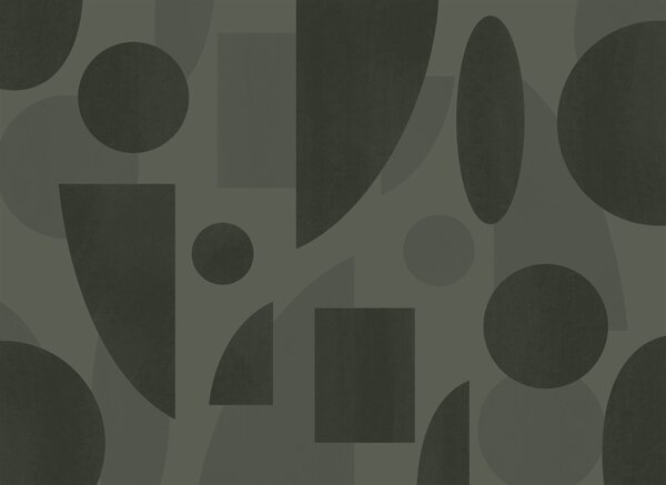 Fototapeta Szare i czarne figury geometryczne, Fototapety Abstrakcja, Popularne Fototapety, t00662 - Tapeko.pl
