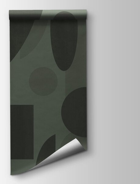 Fototapeta Szare i czarne figury geometryczne, Fototapety Abstrakcja, Popularne Fototapety, t00662 - Tapeko.pl