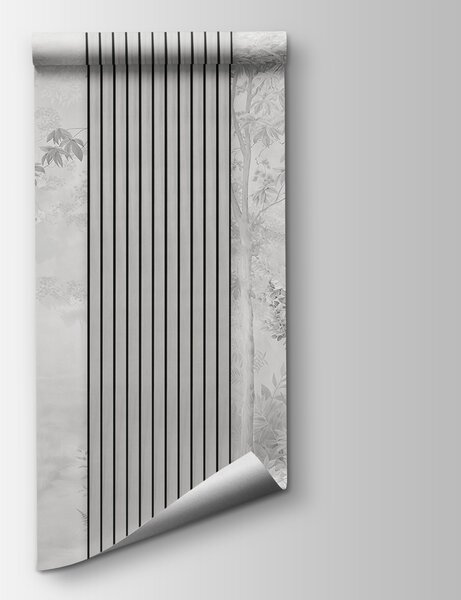 Fototapeta Ściana z wysoką pionową linią, Fototapety Paski, Popularne Fototapety, w00670v3 - Tapeko.pl