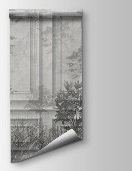 Fototapeta Ściana z drzewami i trawą, Fototapety Las, Popularne Fototapety, u97209 - Tapeko.pl