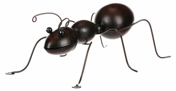 Metalowa dekoracja ogrodowa do zawieszenia Mrówka, 29 x 18 x 17 cm
