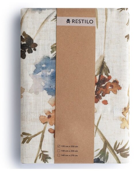 Kremowa zasłona 135x250 cm Flosi – Restilo