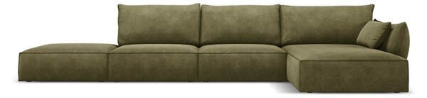 Zielony narożnik (prawostronny) Vanda – Mazzini Sofas