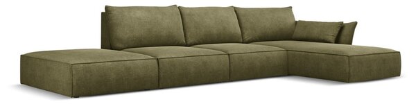 Zielony narożnik (prawostronny) Vanda – Mazzini Sofas
