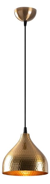 Lampa wisząca w kolorze złota z metalowym kloszem ø 18 cm Tattoo – Opviq lights
