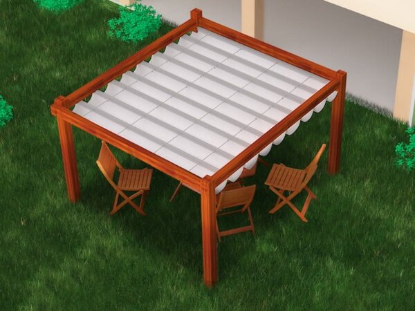 Roleta rzymska pozioma premium Decor 3x3