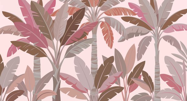 Fototapeta Wzór z palm, Fototapety Natura, Popularne Fototapety, t00726v2 - Tapeko.pl