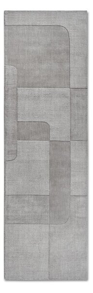 Szary wełniany chodnik tkany ręcznie 80x250 cm Charlotte – Villeroy&Boch