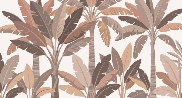 Fototapeta Wzór z palm, Fototapety Natura, Popularne Fototapety, t00726 - Tapeko.pl