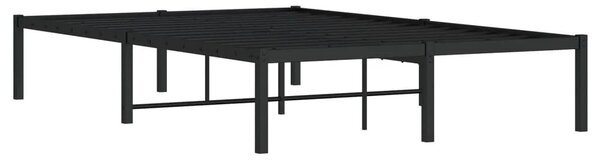 Czarne Metalowe Łóżko 120X200 Cm C5-T76