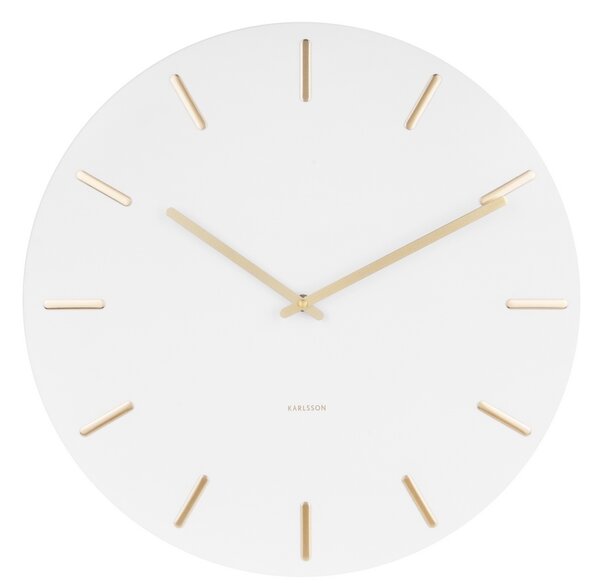 Karlsson KA5716WH Stylowy zegar ścienny, 45 cm
