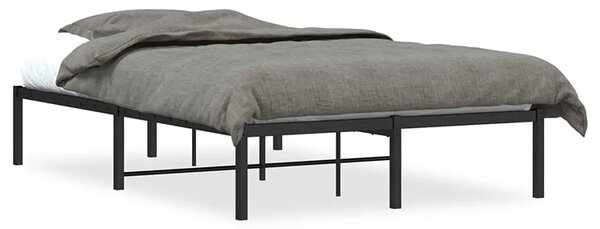 Czarne Metalowe Łóżko 120X200 Cm C5-T76