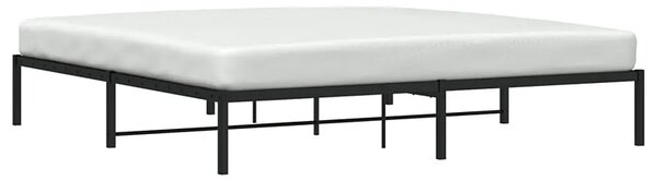 Czarne loftowe łóżko małżeńskie 200x200 cm K0-T66