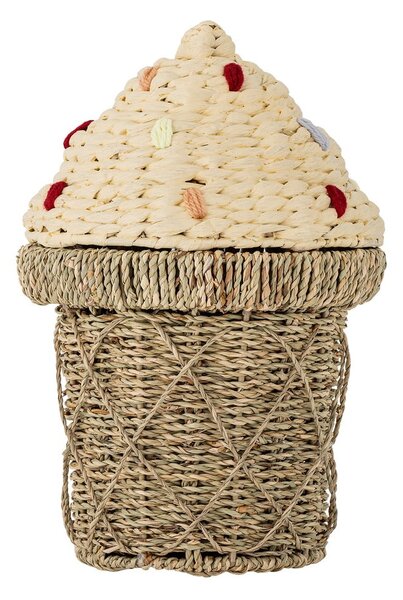 Dziecięcy kosz na zabawki z trawy morskiej w naturalnym kolorze ø 28x41 cm Cillie – Bloomingville Mini
