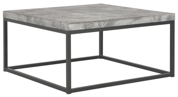 Stolik kawowy, 75 x 75 x 38 cm, stylizowany na beton