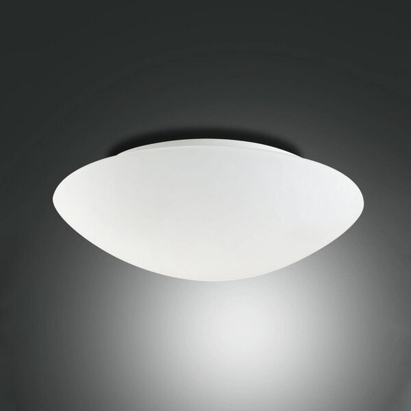 Fabas Luce Lampa sufitowa Pandora, możliwość ściemniania, biały / opal, salon / jadalnia, szkło