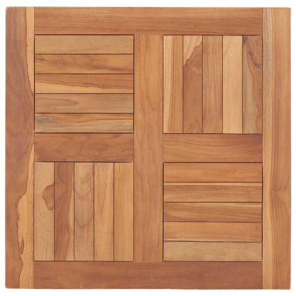 Blat stołu, lite drewno tekowe, 60x60x2,5 cm