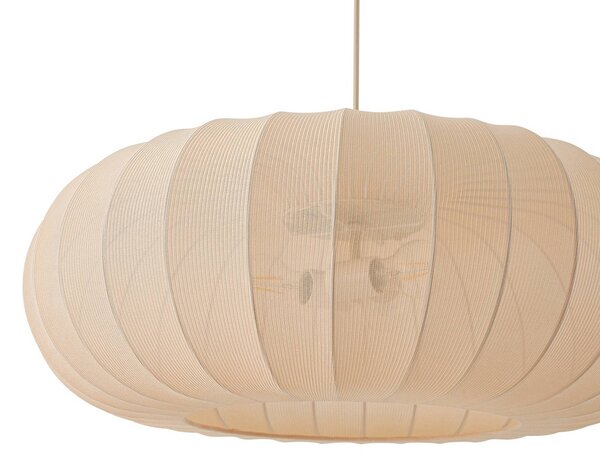 Lampa wisząca Helin Lindby, możliwość ściemniania, kremowy / amber, salon / jadalnia, tkanina / materiał / jedwab, skandynawski