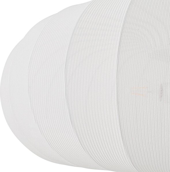 Lampa wisząca Helin Lindby, możliwość ściemniania, biały / opal, salon / jadalnia, tkanina / materiał / jedwab, skandynawski