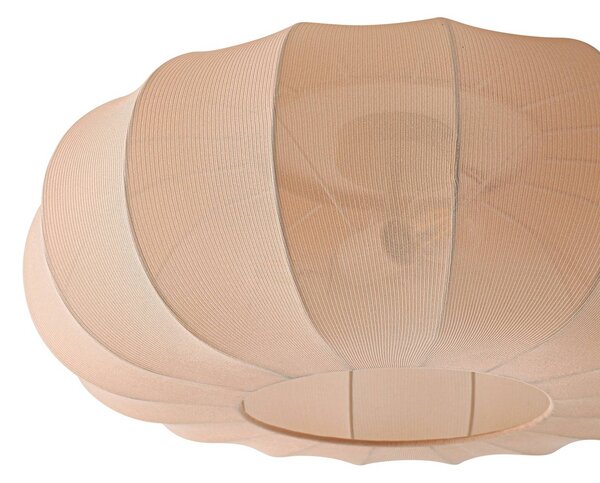 Lampa sufitowa Helin Lindby, możliwość ściemniania, kremowy / amber, salon / jadalnia, tkanina / materiał / jedwab, skandynawski