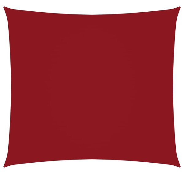 Kwadratowy żagiel ogrodowy, tkanina Oxford, 4,5x4,5m, czerwony
