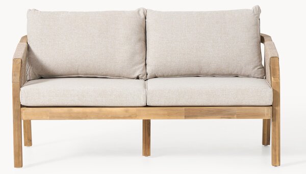 Sofa ogrodowa z drewna akacjowego Lu (2-osobowa)