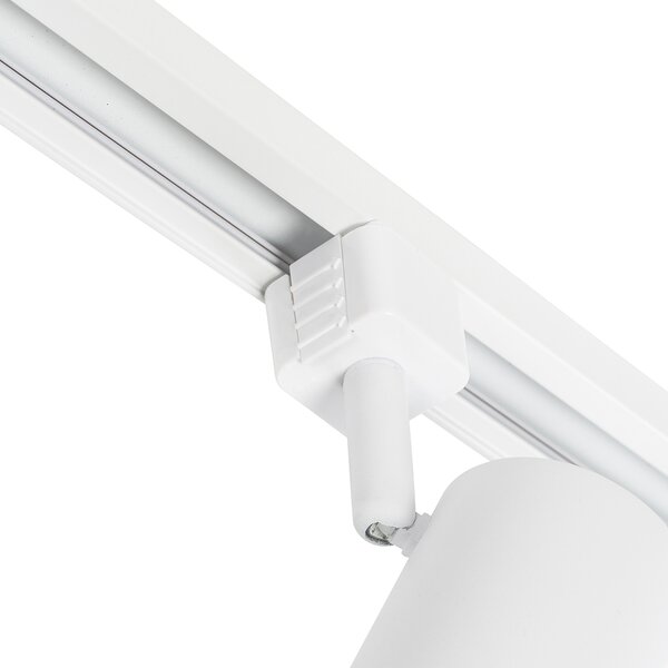 Inteligentny system oświetlenia szynowego z 10 reflektorami, biały, 1-fazowy, z 10 Wifi GU10 50mm - Iconic Jeana