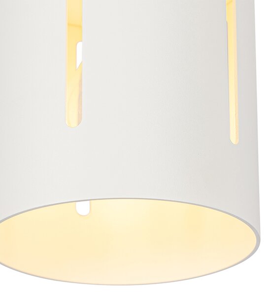 Designerska lampa sufitowa biała - Yana