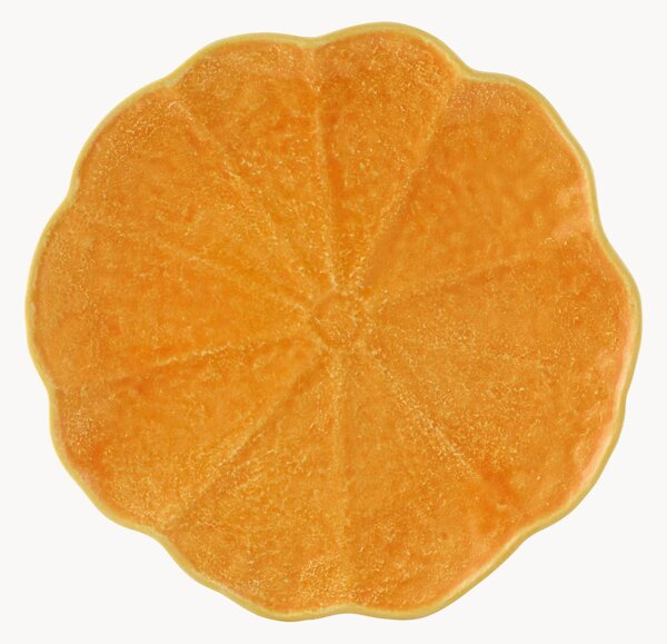 Komplet talerzy dużych z kamionki Pumpkin, 4 elem
