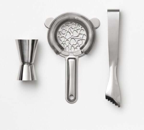 Stalowy zestaw barmański do drinków The Essentials - Cocktail Tools – Printworks