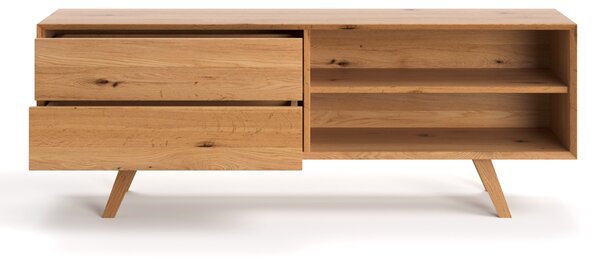 Szafka RTV drewniana Spectra Buk 140 cm