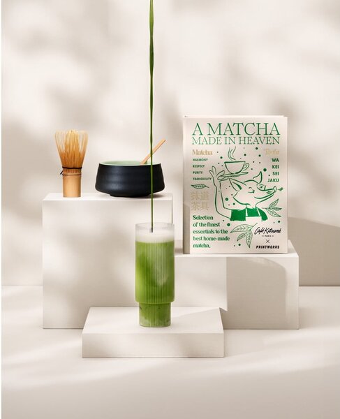 Zestaw do matchy Matcha Tools Cafe Kitsuné x Printworks – Printworks