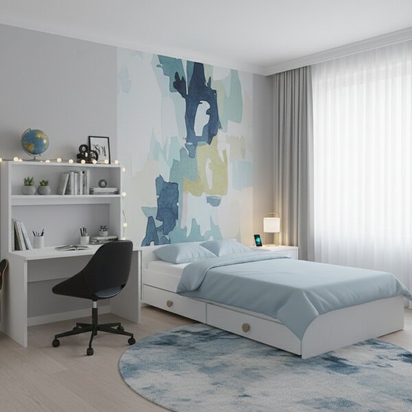 Łóżko 200x120 Cozy LOFT - Białe