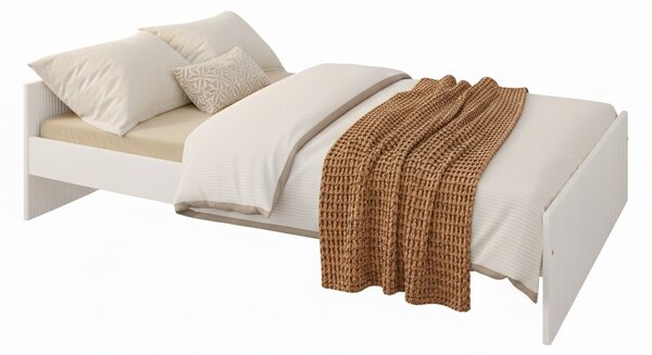 Zestaw mebli młodzieżowych Cozy LOFT Young biały - Łóżko 200x120, szafa, regał, komoda, biurko
