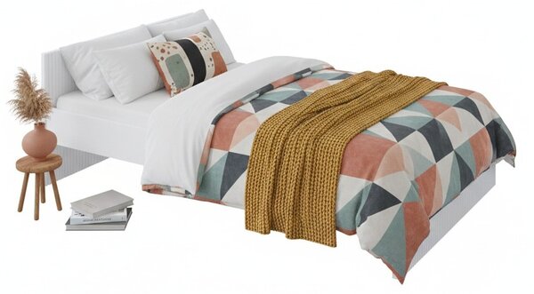 Łóżko 200x120 Cozy LOFT - Białe