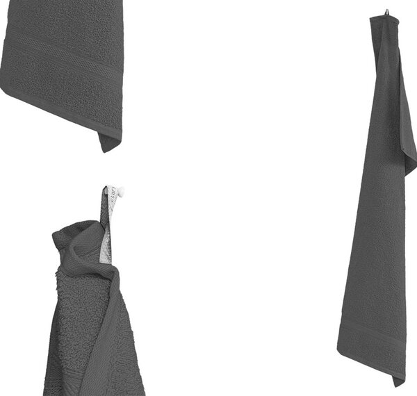 Ręcznik CLARYSSE ELEGANCE 60x110 cm szary, 100% bawełna