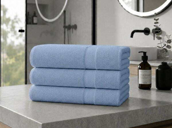Ręcznik CLARYSSE ELEGANCE 60x110 cm niebieski, 100% bawełna
