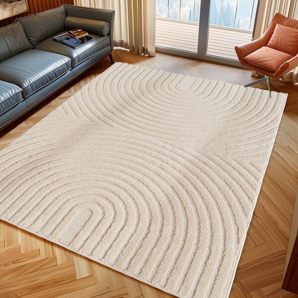 Kremowy dywan z mieszanki juty 160x230 cm Art 1122 – Ayyildiz Carpets