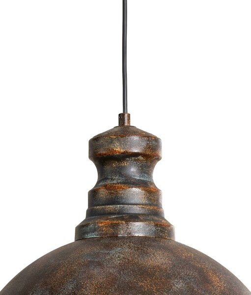 Lampa wisząca Saglam Opviq, możliwość ściemniania, brązowy / mosiężny, salon / jadalnia, metal, vintage
